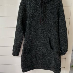 Hooded sweatshirt dress!